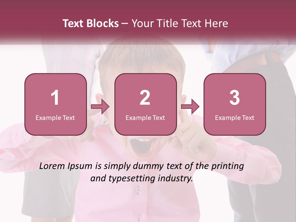 Fighting Misery Sadness PowerPoint Template