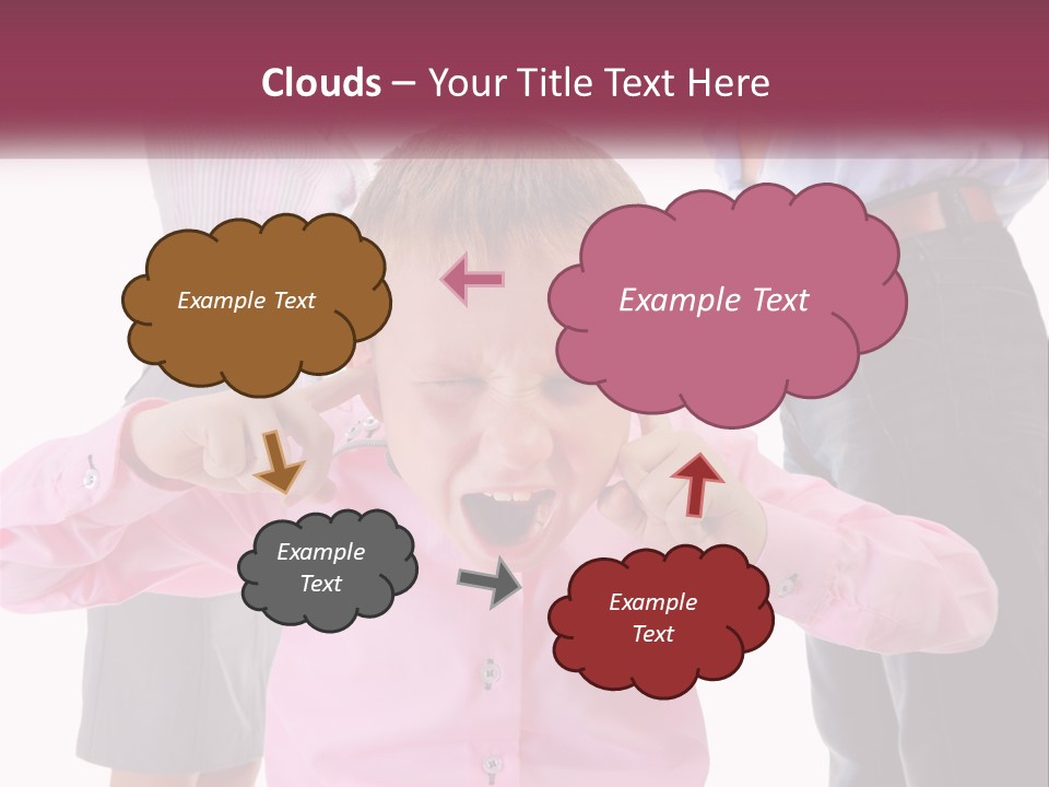 Fighting Misery Sadness PowerPoint Template