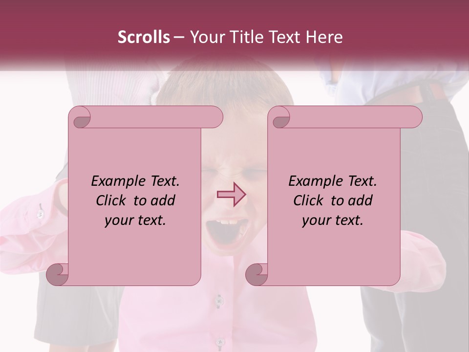 Fighting Misery Sadness PowerPoint Template