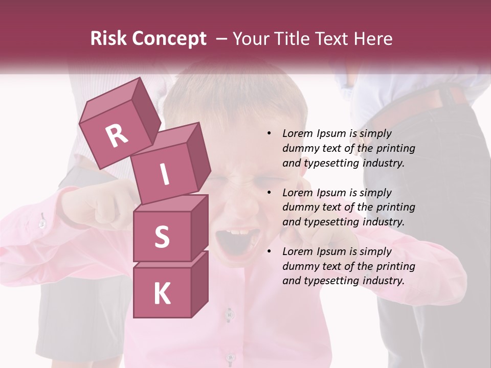 Fighting Misery Sadness PowerPoint Template