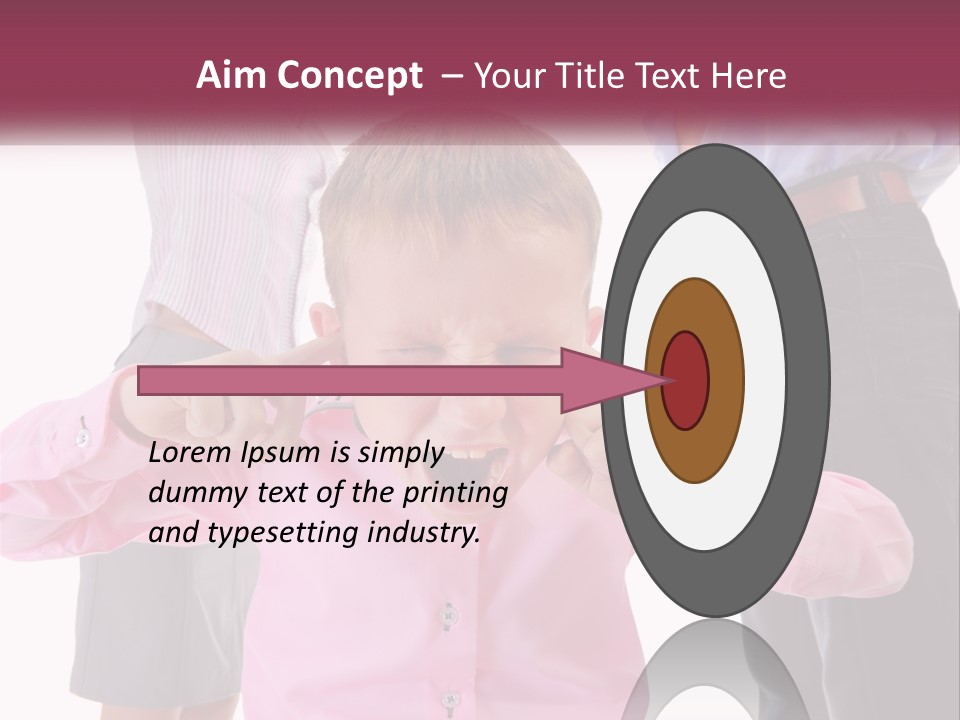 Fighting Misery Sadness PowerPoint Template