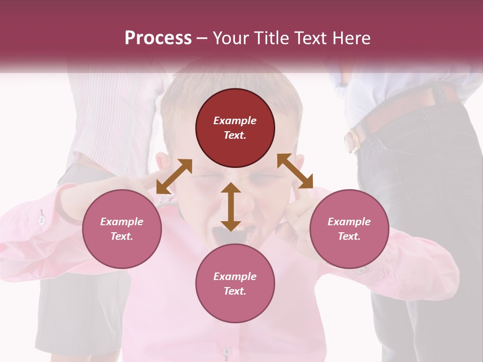 Fighting Misery Sadness PowerPoint Template