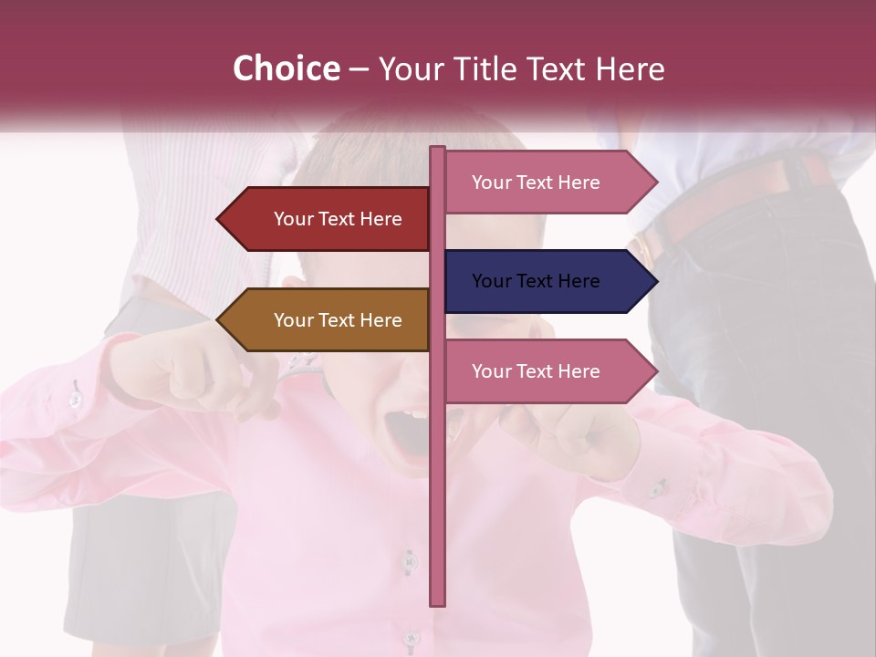 Fighting Misery Sadness PowerPoint Template