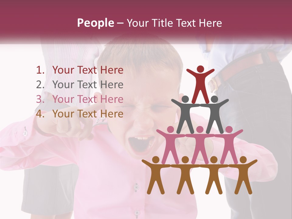 Fighting Misery Sadness PowerPoint Template