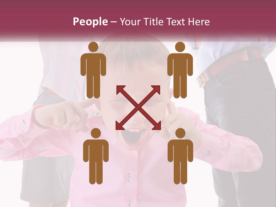 Fighting Misery Sadness PowerPoint Template