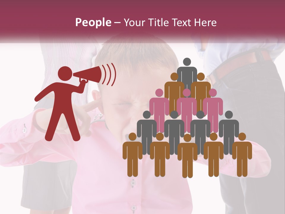 Fighting Misery Sadness PowerPoint Template