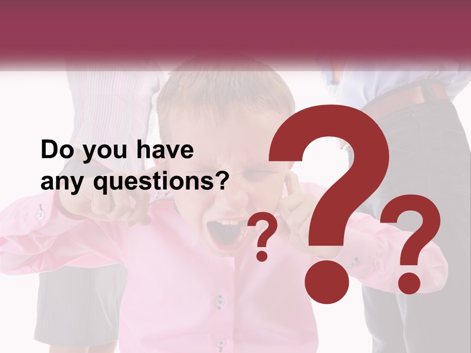 Fighting Misery Sadness PowerPoint Template