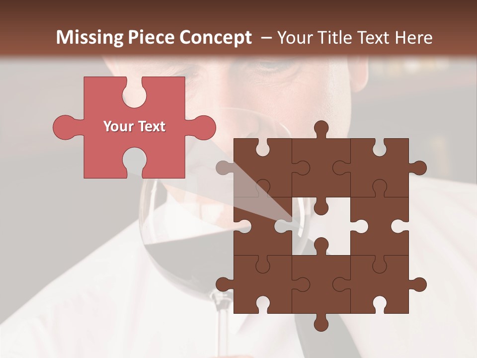 Mature Degustation Bottle PowerPoint Template