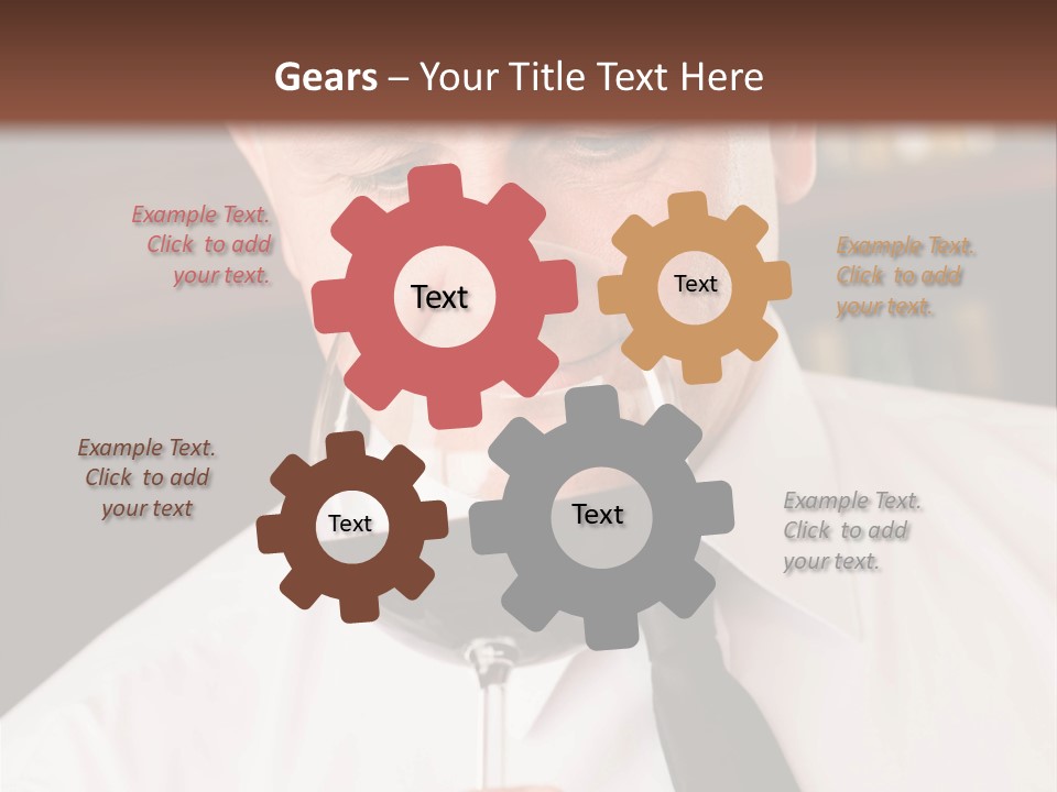 Mature Degustation Bottle PowerPoint Template