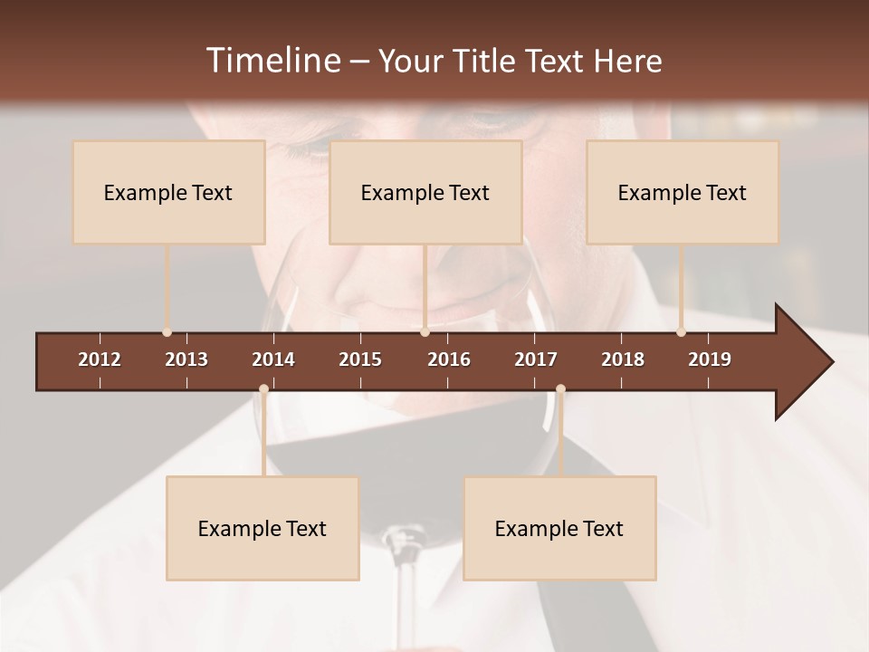 Mature Degustation Bottle PowerPoint Template