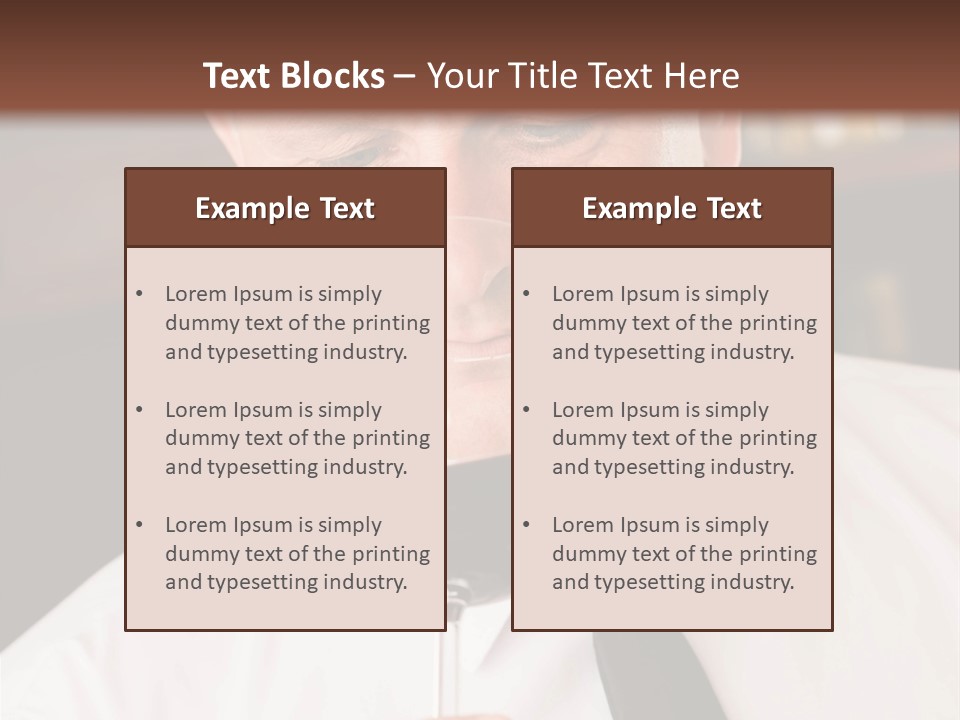 Mature Degustation Bottle PowerPoint Template
