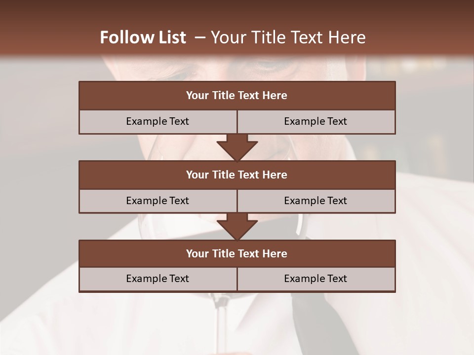Mature Degustation Bottle PowerPoint Template