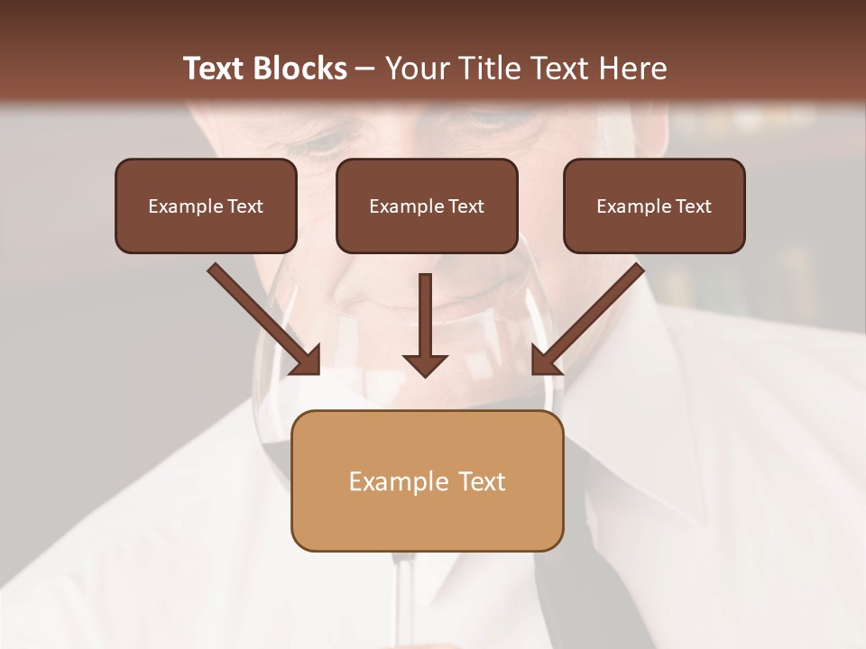 Mature Degustation Bottle PowerPoint Template