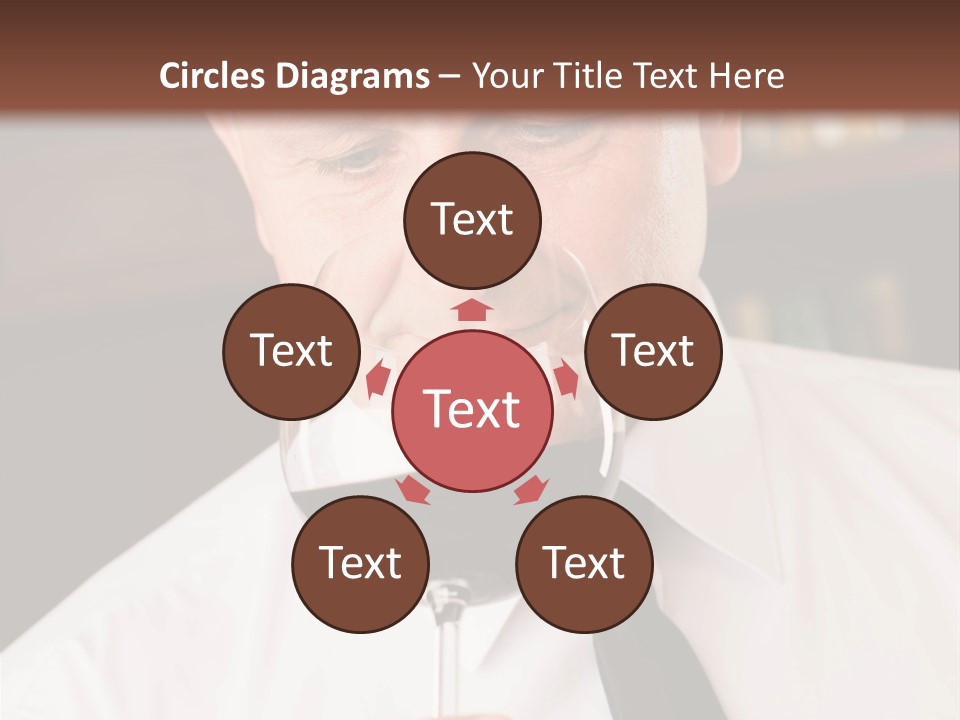 Mature Degustation Bottle PowerPoint Template