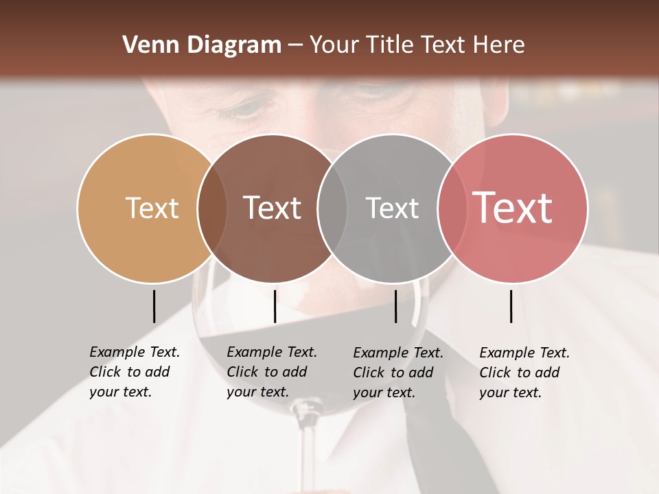 Mature Degustation Bottle PowerPoint Template