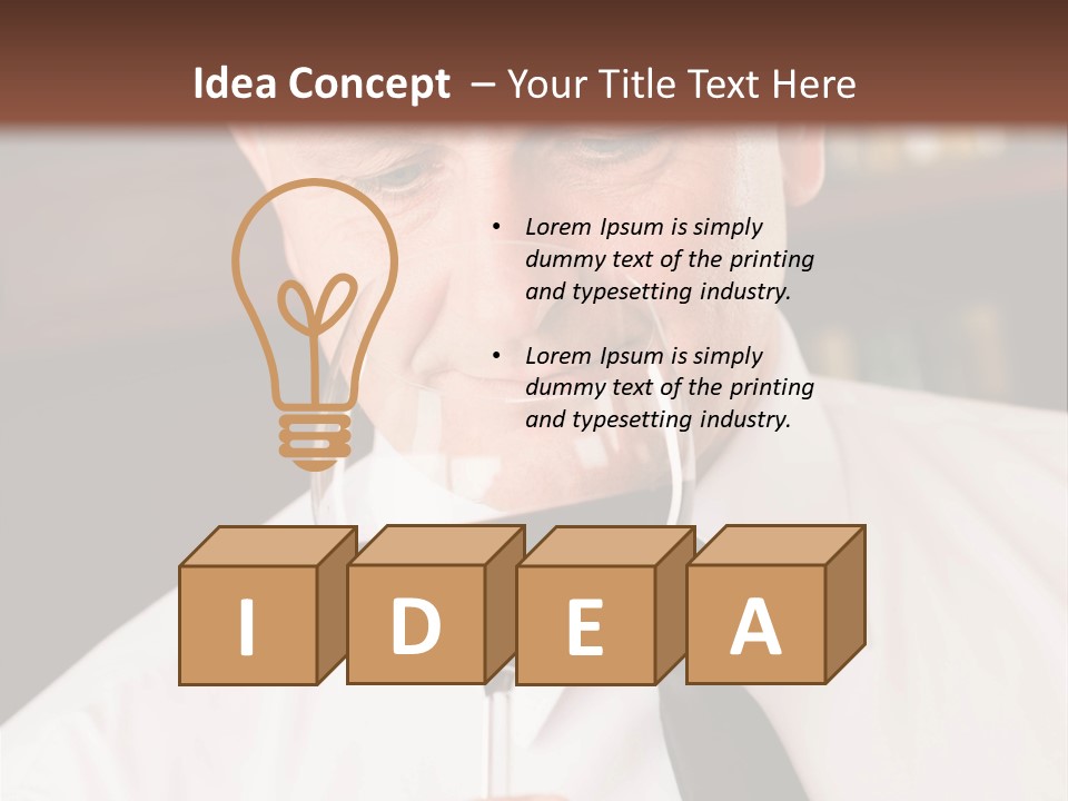 Mature Degustation Bottle PowerPoint Template