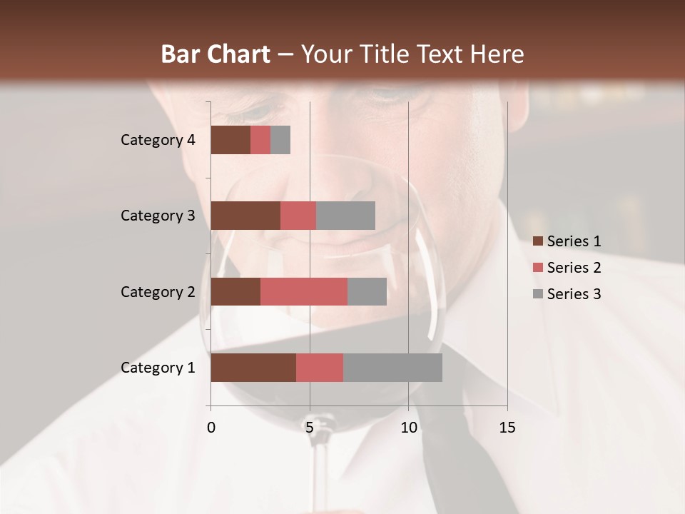 Mature Degustation Bottle PowerPoint Template