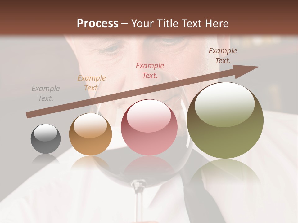 Mature Degustation Bottle PowerPoint Template