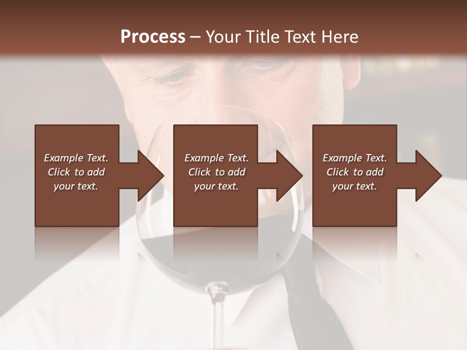 Mature Degustation Bottle PowerPoint Template