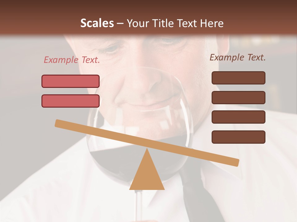 Mature Degustation Bottle PowerPoint Template