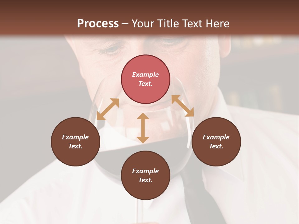 Mature Degustation Bottle PowerPoint Template