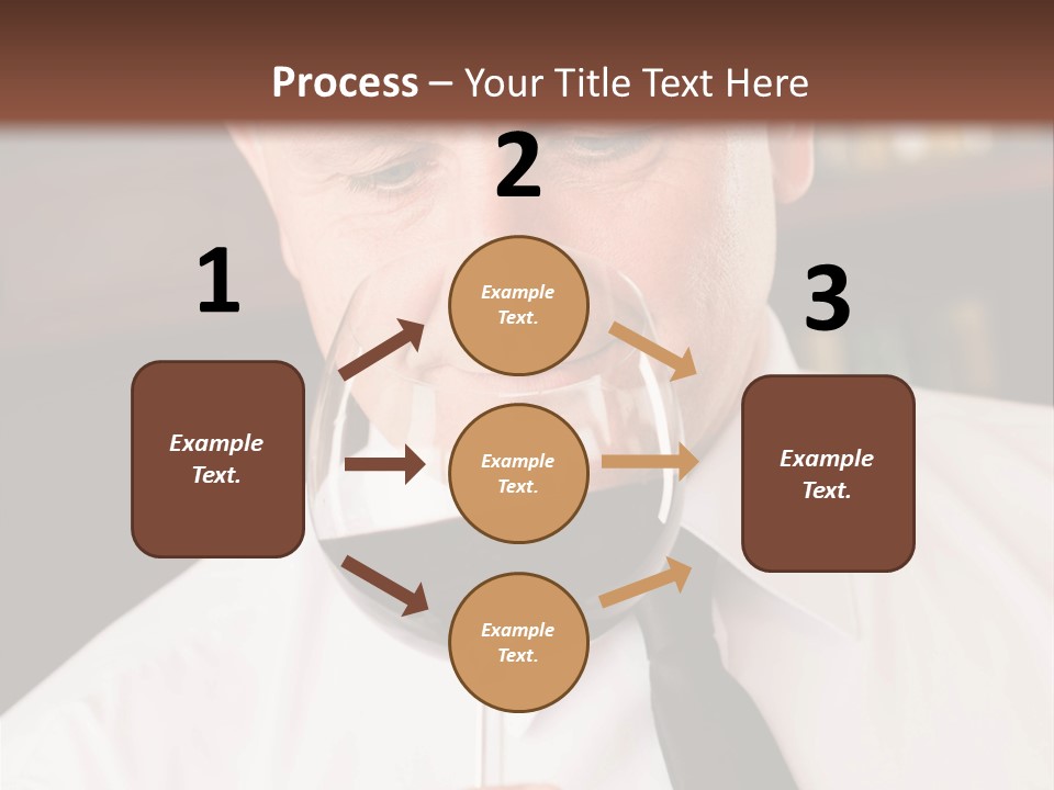 Mature Degustation Bottle PowerPoint Template