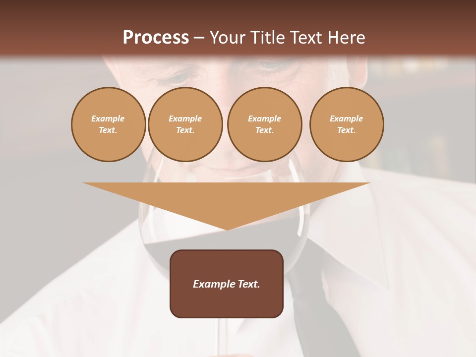 Mature Degustation Bottle PowerPoint Template