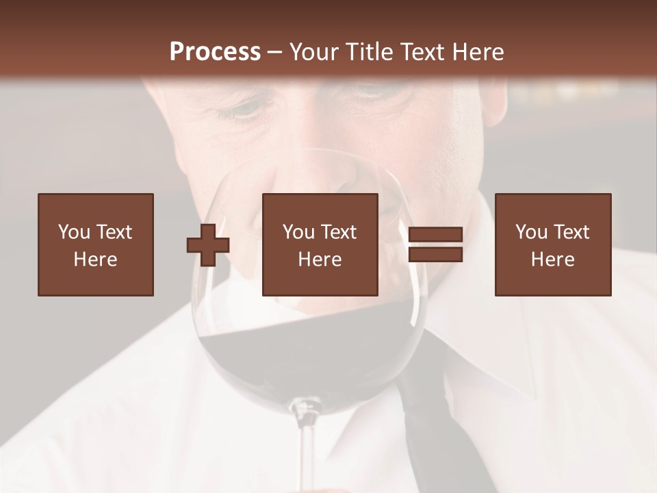 Mature Degustation Bottle PowerPoint Template