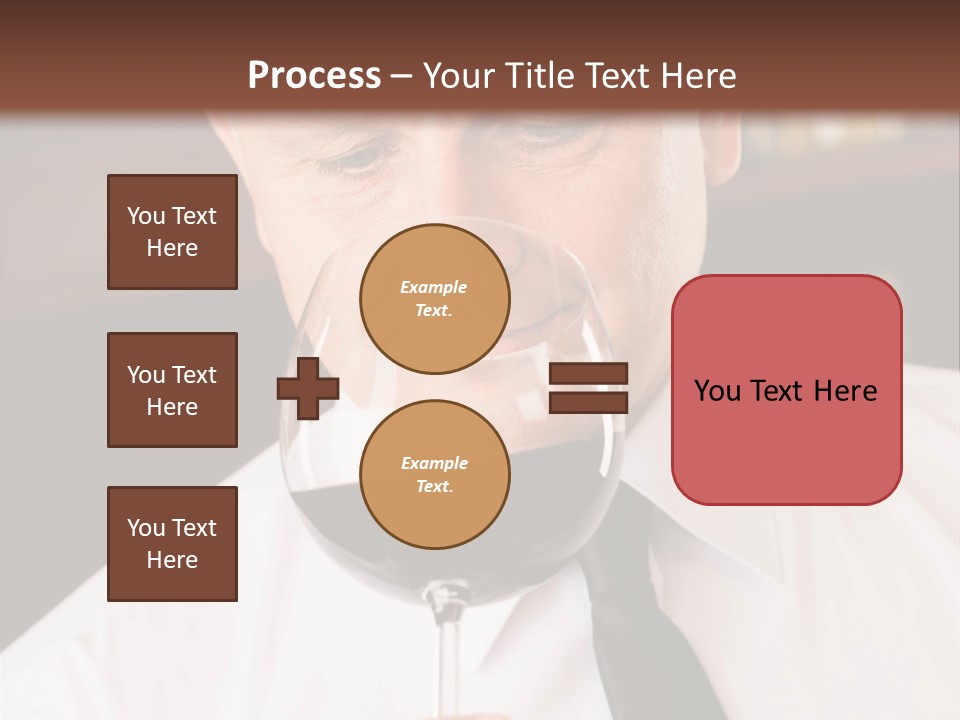 Mature Degustation Bottle PowerPoint Template