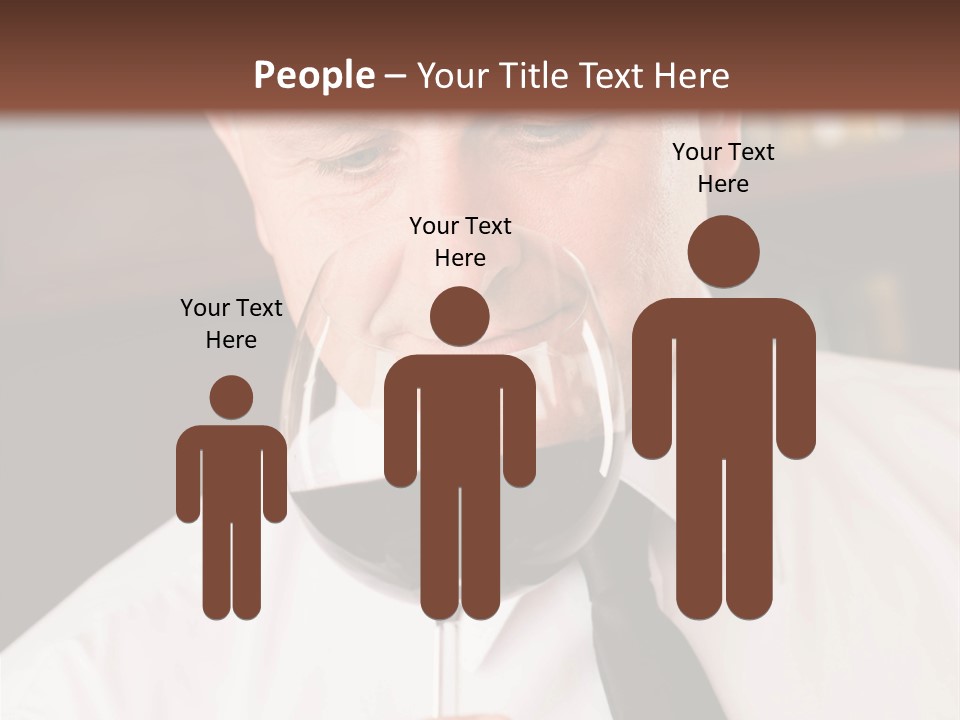 Mature Degustation Bottle PowerPoint Template