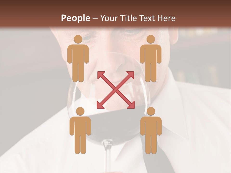 Mature Degustation Bottle PowerPoint Template