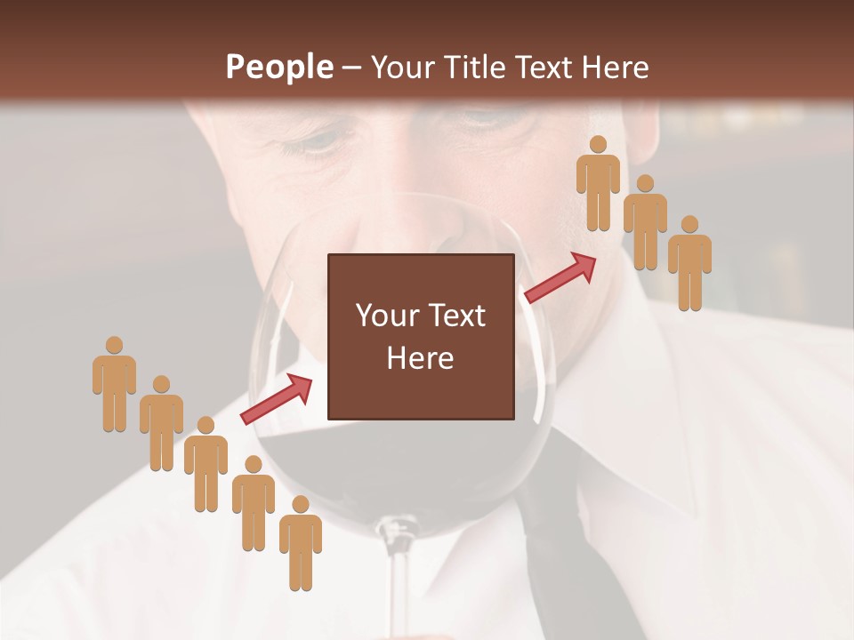 Mature Degustation Bottle PowerPoint Template