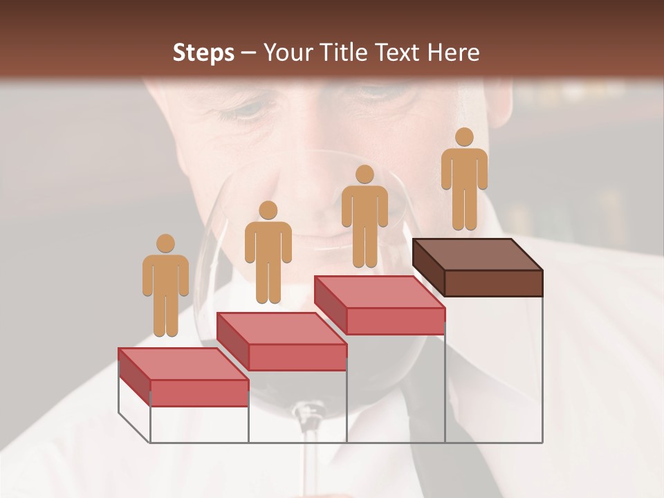 Mature Degustation Bottle PowerPoint Template