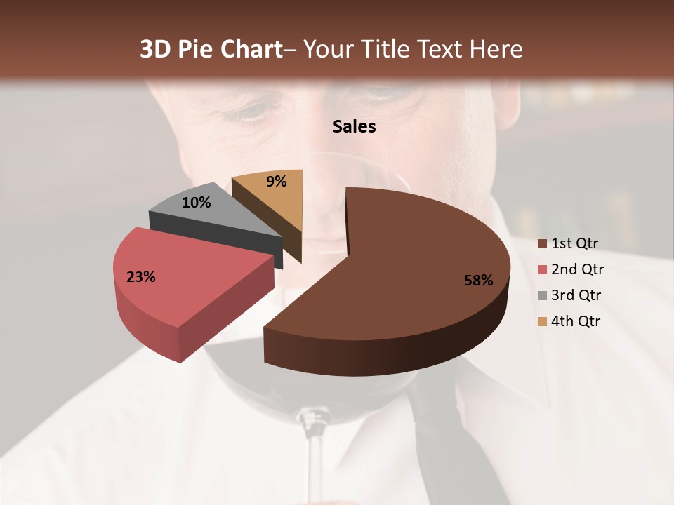Mature Degustation Bottle PowerPoint Template