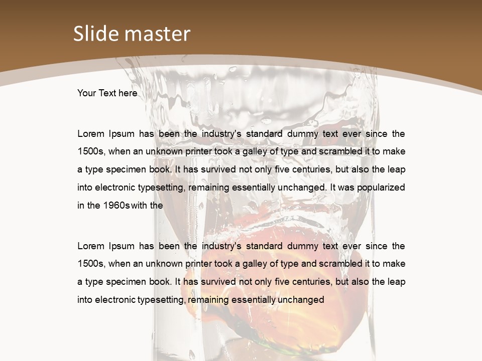 Colorful Cold Tropical PowerPoint Template