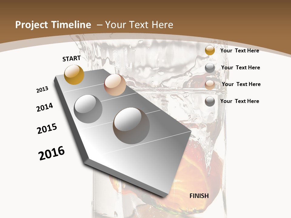 Colorful Cold Tropical PowerPoint Template