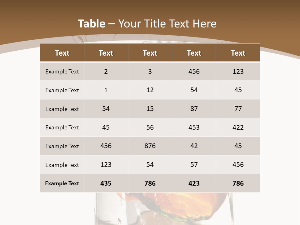 Colorful Cold Tropical PowerPoint Template