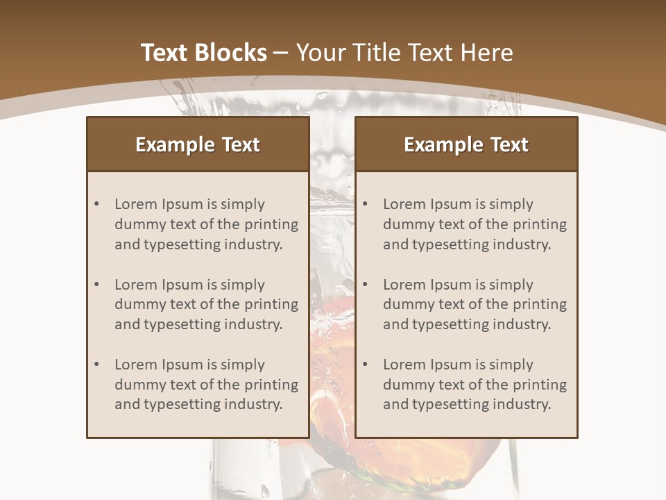 Colorful Cold Tropical PowerPoint Template