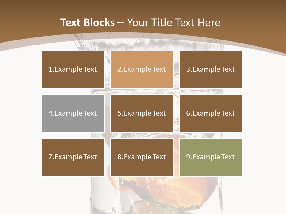 Colorful Cold Tropical PowerPoint Template