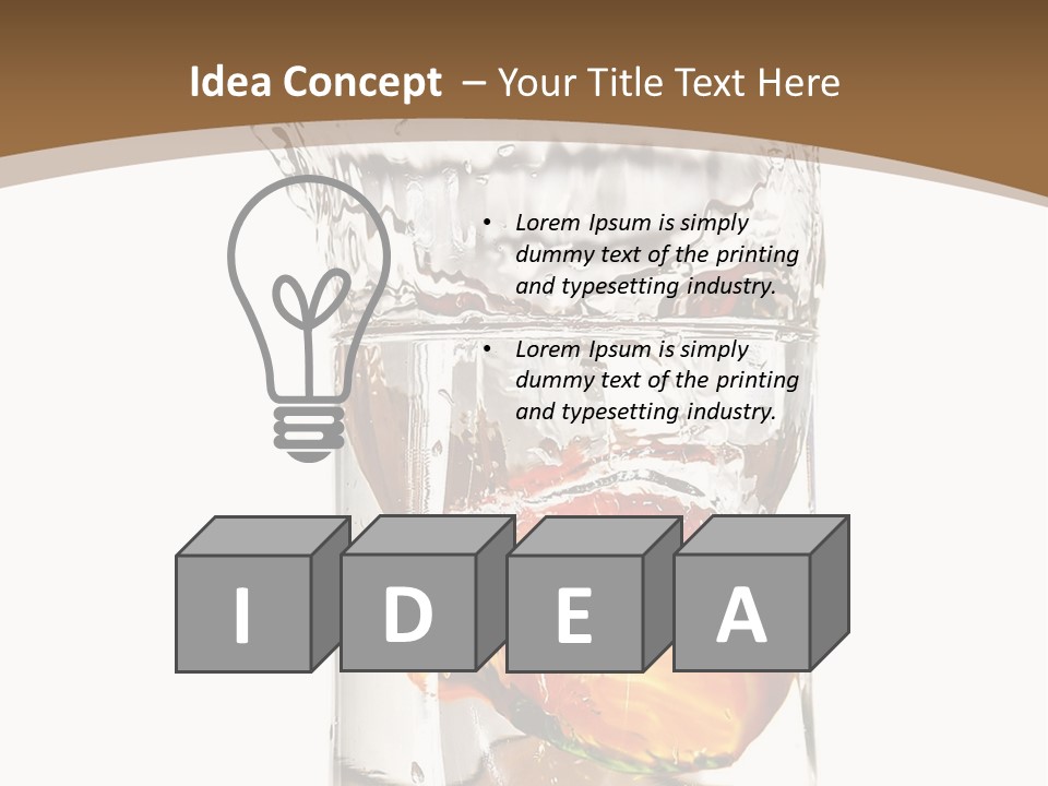 Colorful Cold Tropical PowerPoint Template