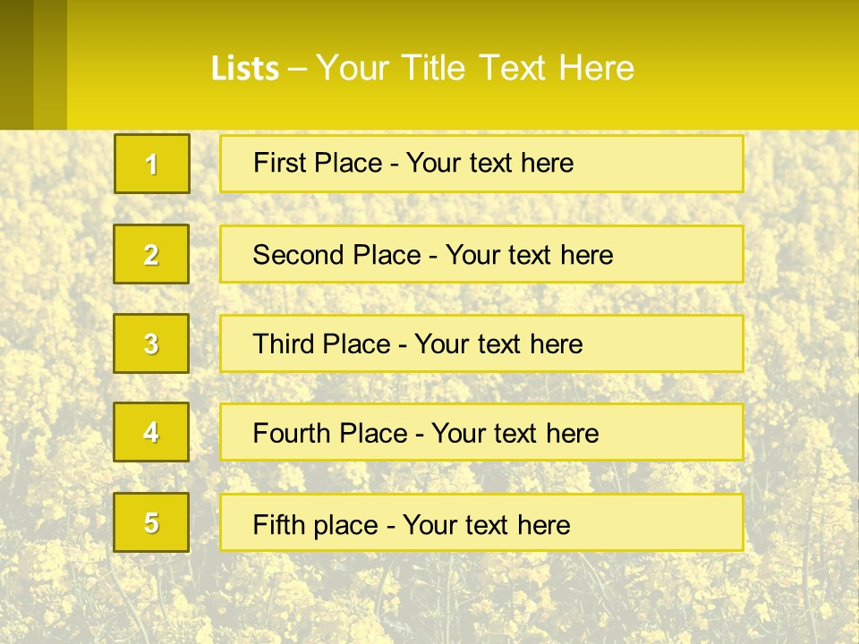 View Landscape Macro PowerPoint Template