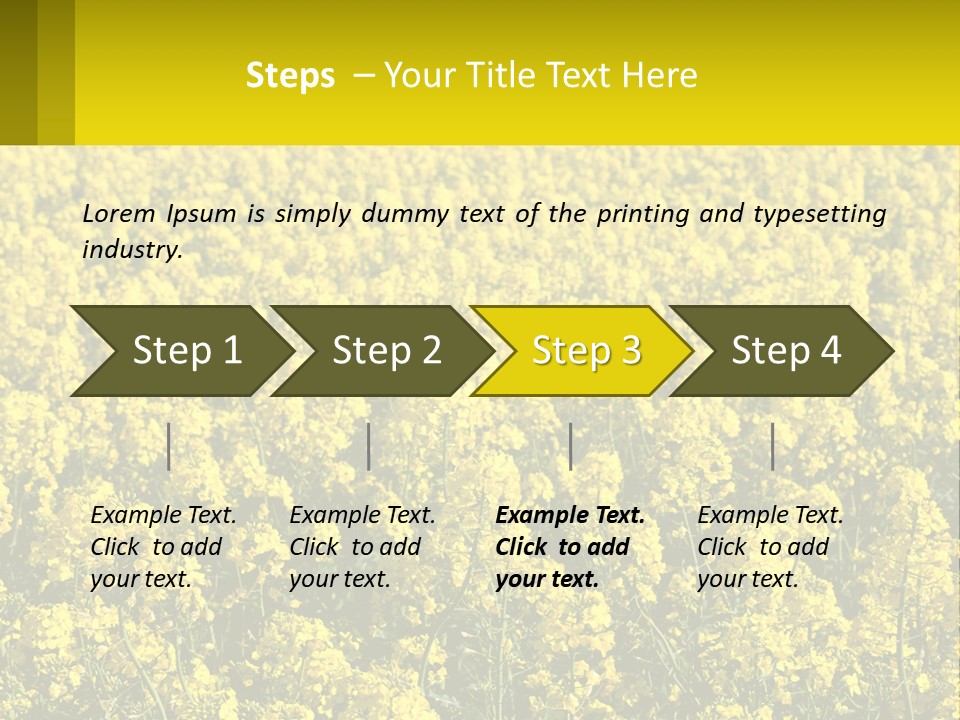 View Landscape Macro PowerPoint Template