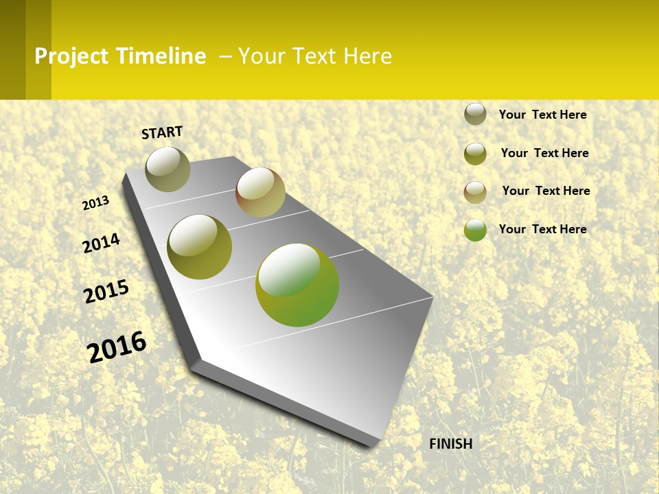 View Landscape Macro PowerPoint Template