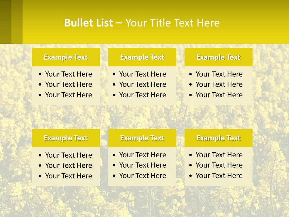 View Landscape Macro PowerPoint Template