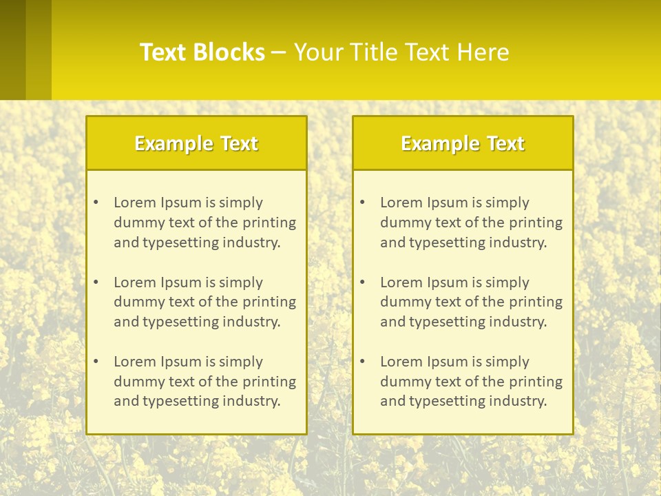 View Landscape Macro PowerPoint Template