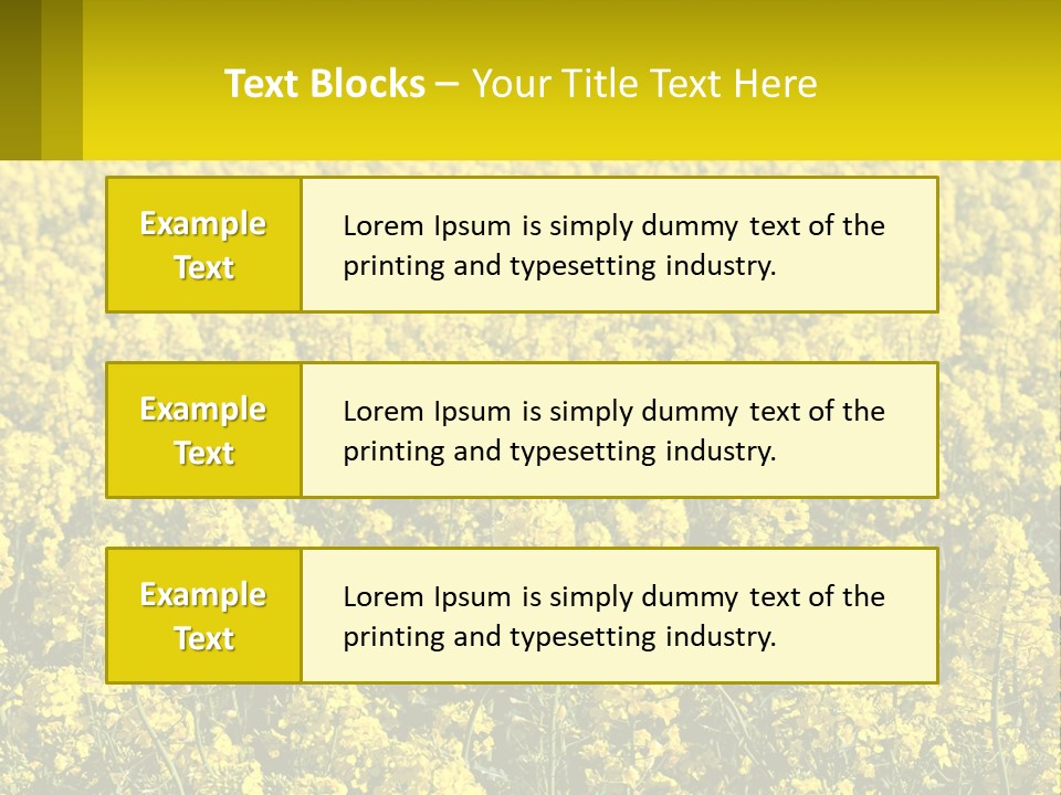 View Landscape Macro PowerPoint Template