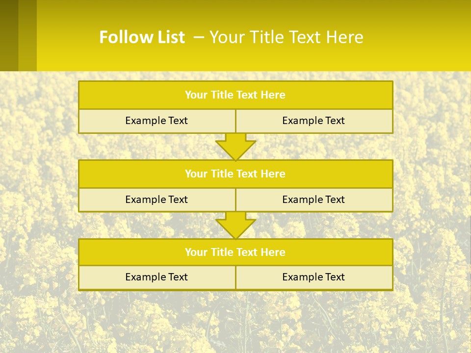 View Landscape Macro PowerPoint Template