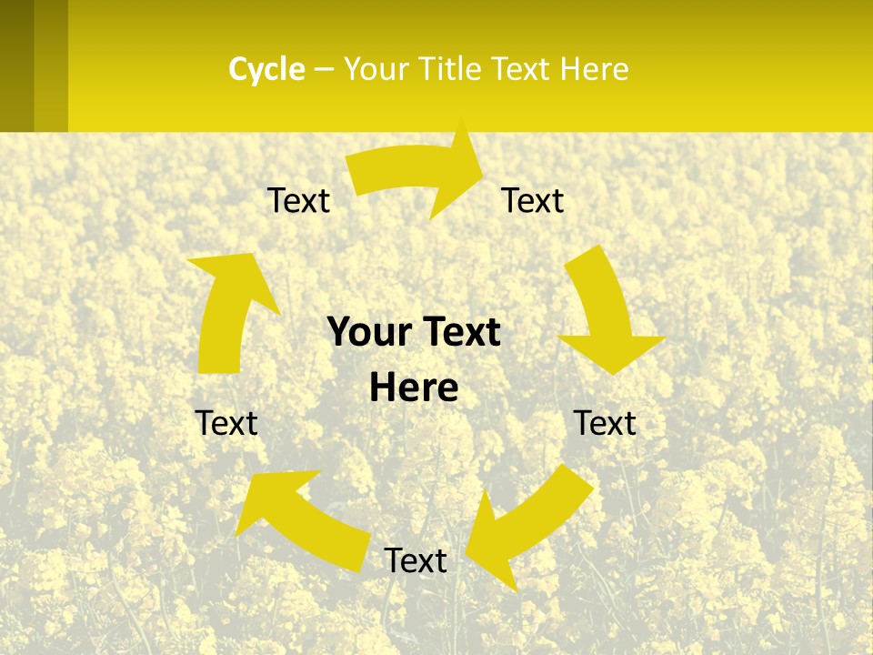 View Landscape Macro PowerPoint Template