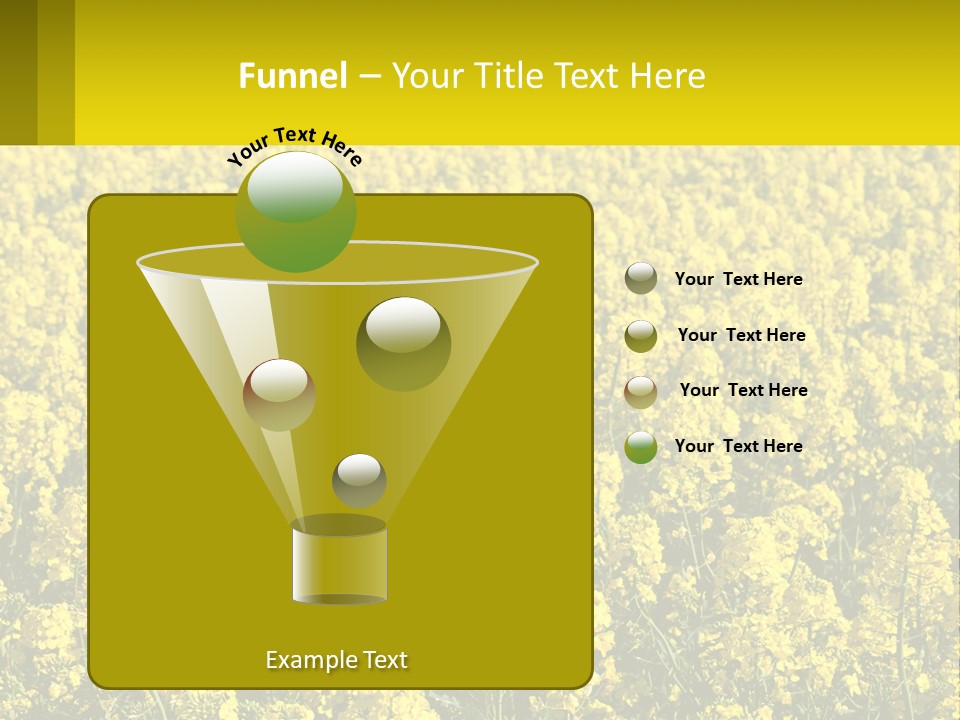 View Landscape Macro PowerPoint Template