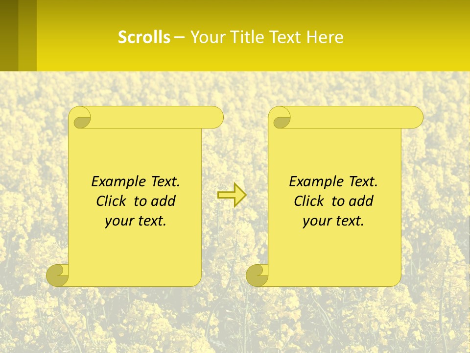 View Landscape Macro PowerPoint Template